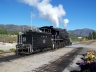Pulling out towards the switch to collect her coaches